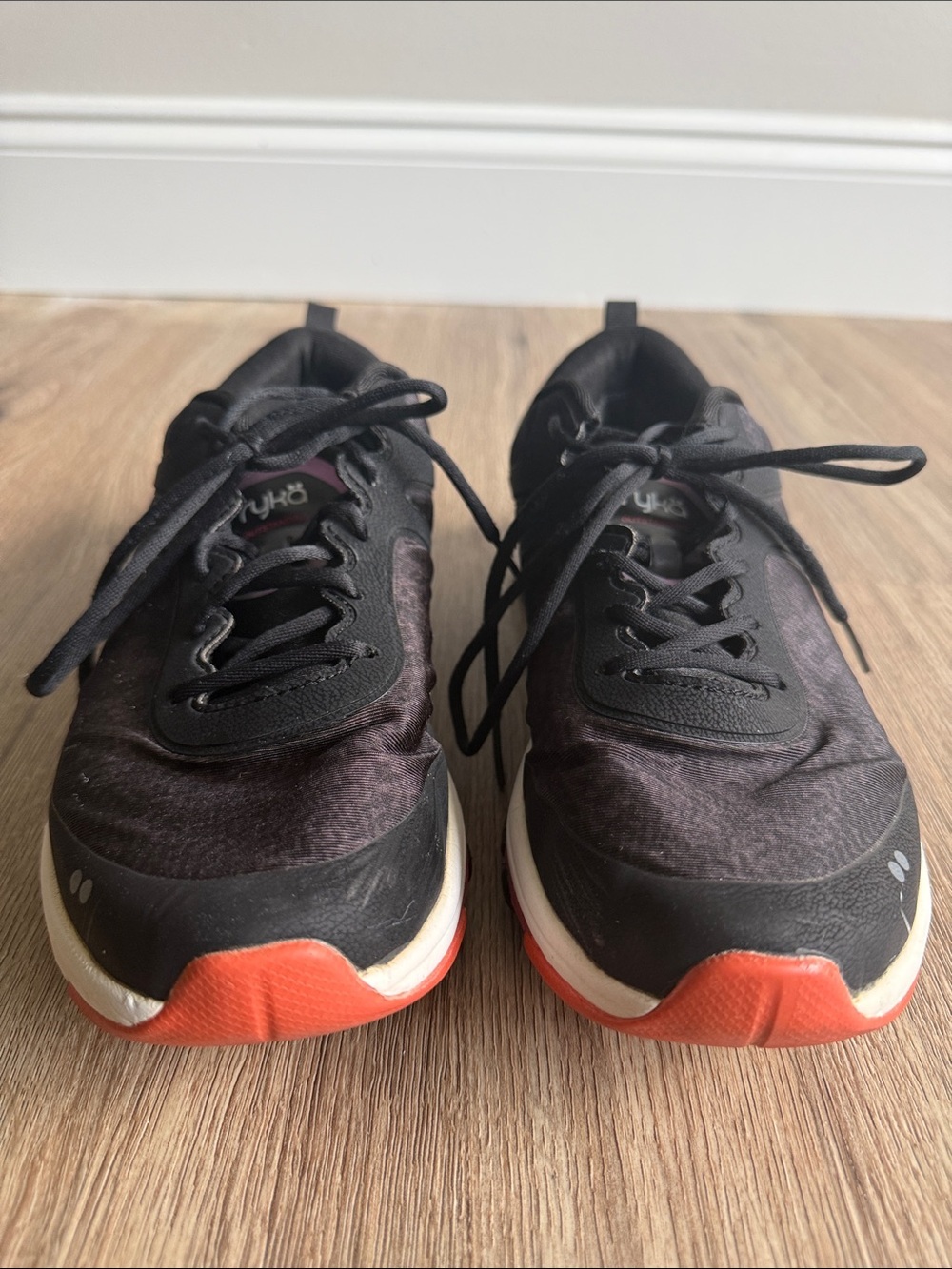 Ryka Women's Black and Purple Low-Top Athletic Sneakers - Picture 2 of 10